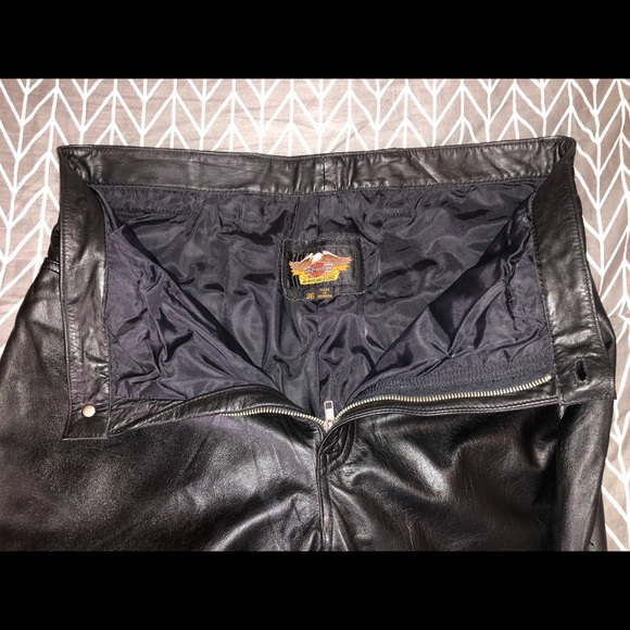 Men’s Harley Davidson Leather Pants - Picture 8 of 11